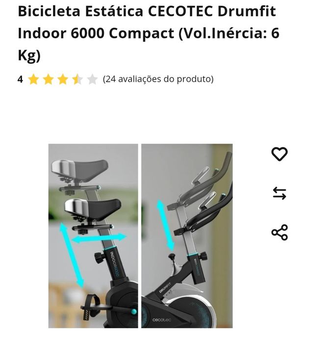 Cecotec Static Bicycle454886664658626562