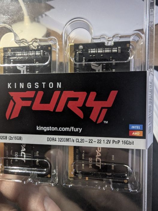 Модуль пам'яті для ноутбука SoDIMM DDR4 32GB (2x16GB) 3200 MHz Impact