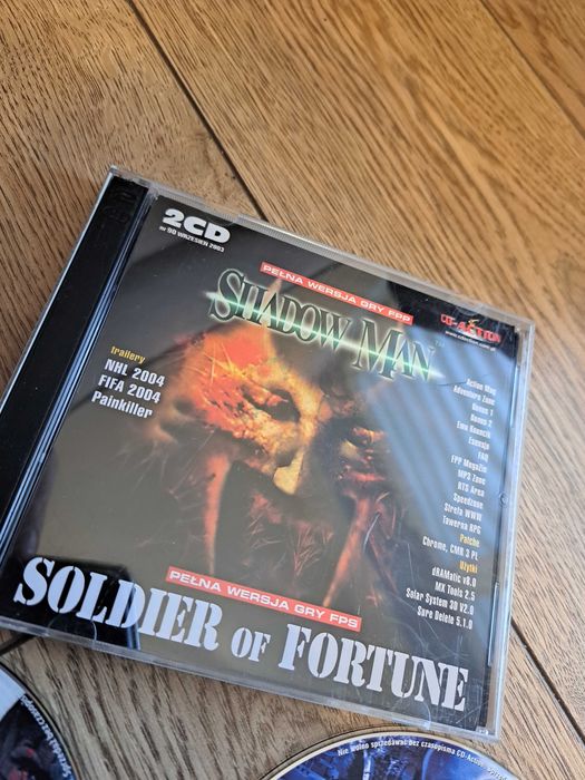 Shadow man  oraz Soldier of Fortune Gra na pc