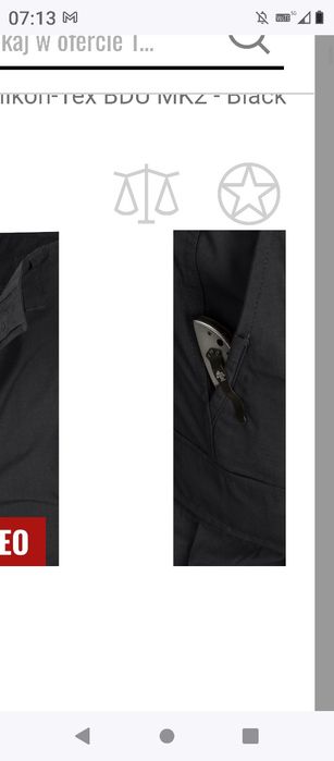 Spodnie Helikon-Tex BDU  - Black M