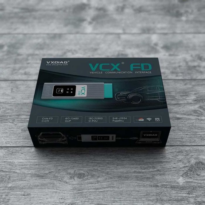 VXDIAG VCX FD 4 W 1  GM | Opel | Ford | Mazda / J2534 | CAN-FD | DOIP | ECU | Warszawa