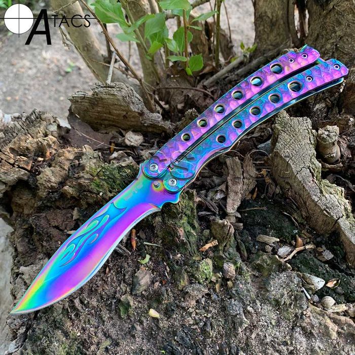 Нож бабочка балисонг/ніж балісонг/складной нож хамелеон