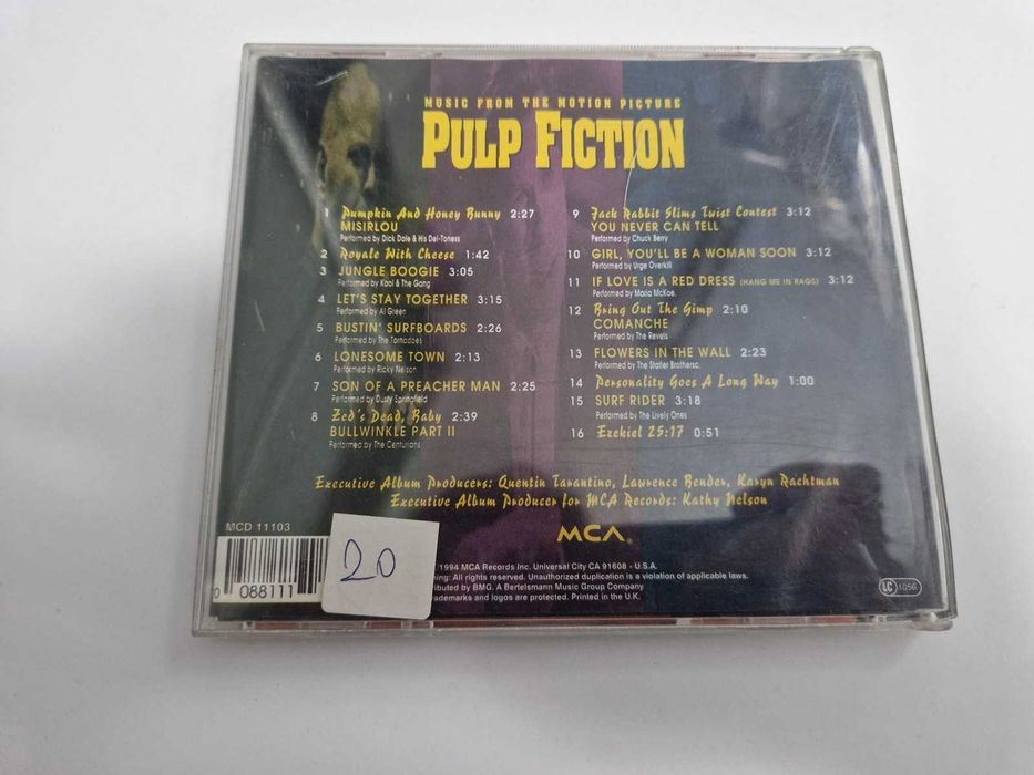 Pulp Fiction (soundtrack) (CD, 1994)
