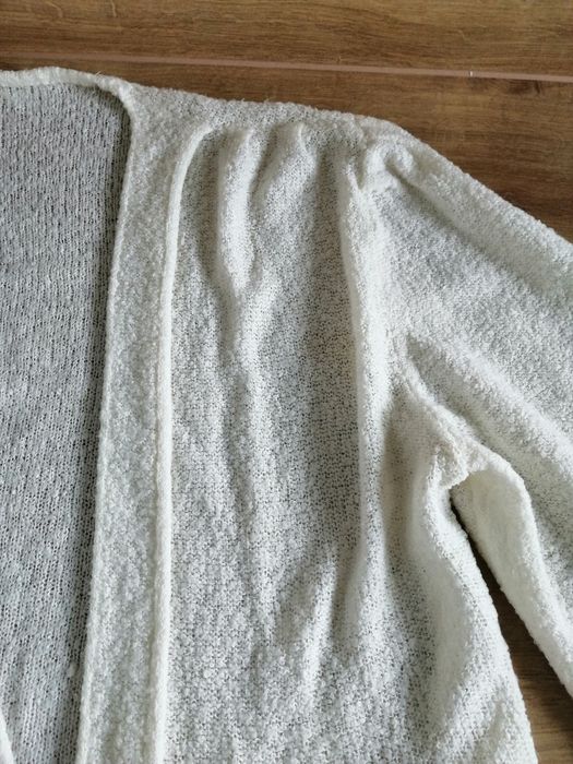 Sweter kremowy bez guzików 42/XL/14