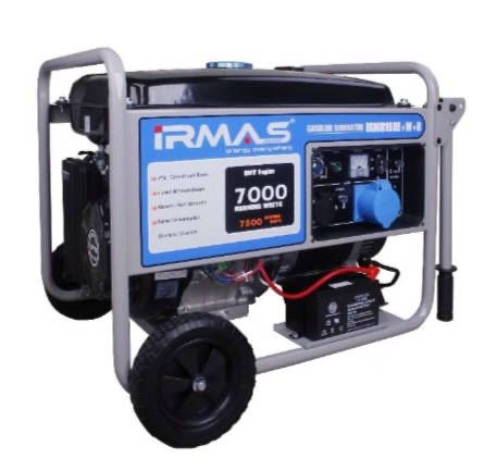 Генератор бензиновый мощностью 8,15 кВА, однофазный 230В