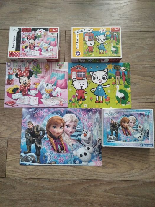 Puzzle Zestaw puzzli, 30 i 60 elementów