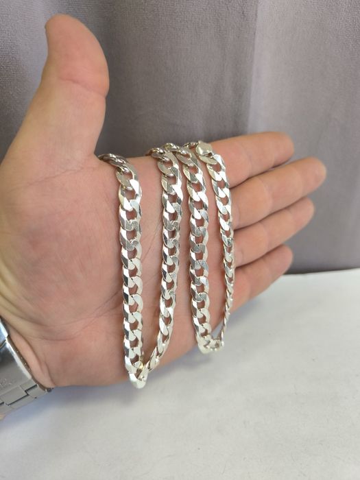 Łańcuszek srebrny Pancerka 77gr 65cm