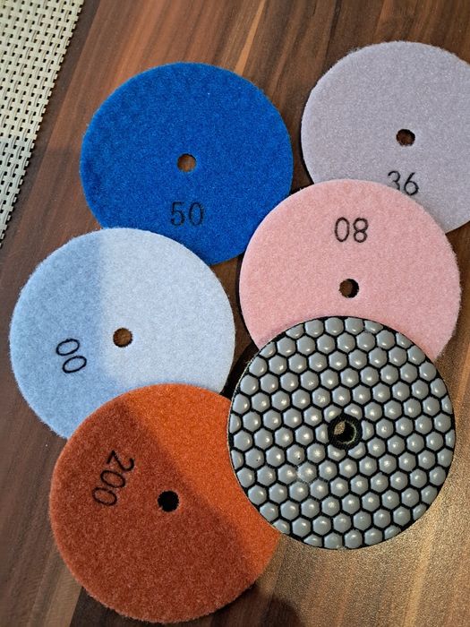 Круг полировальный черепашки, сота (все размеры), наждачка шлифовочная
