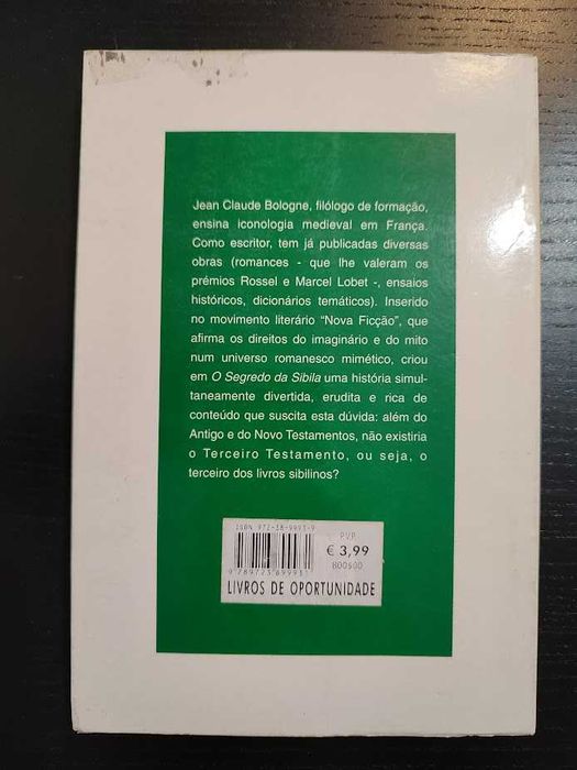 (Env. Incluído) O Segredo da Sibila de Jean Claude Bologne