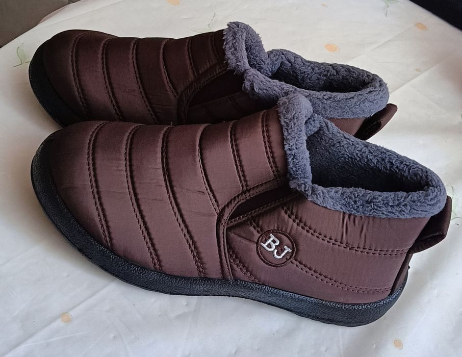 Оригинальные легкие теплые ботинки сапоги челси слипоны с эко мехом