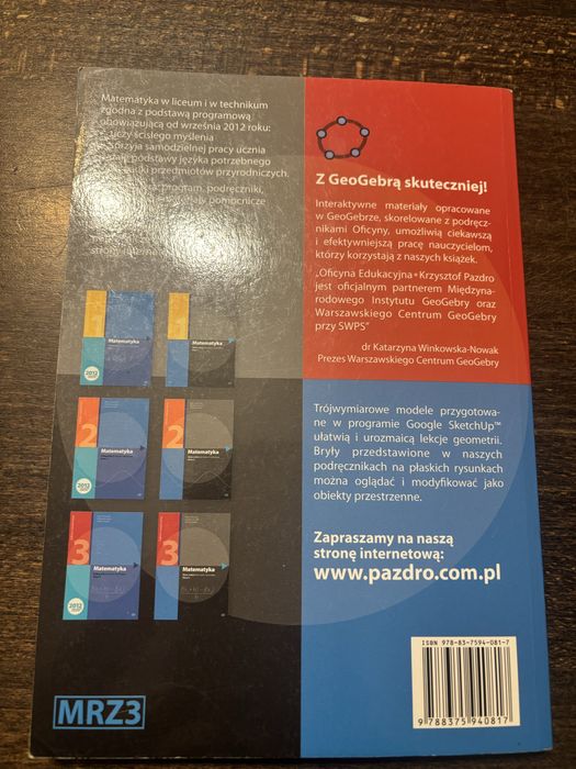 Matematyka zbiór zadań do liceów i techników klasa 3