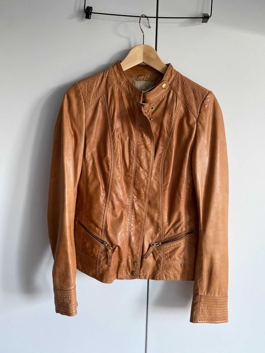 Kurtka ramoneska 100% skóra, rozmiar M jak nowa