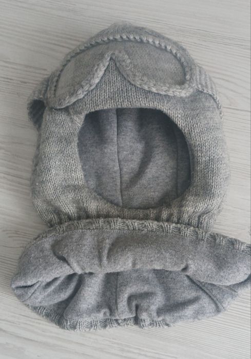 Теплые шапки-балаклавы для мальчиков 1,5-5 лет