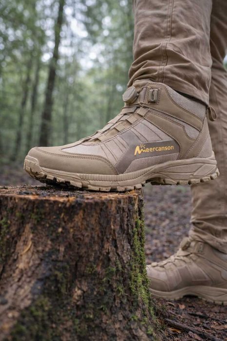 Тактичні військові черевики на автошнурівці Maercanson Койот 40-45р