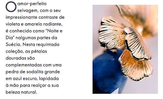 Colar Cristal Sodalita (Selado!) Jóia Norrsken em Caixa Presente