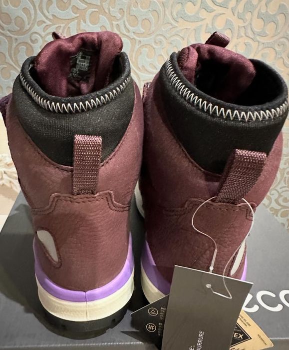 Ecco mountaine зимові чоботи бордо розм  :30,31,32,33,34,35,36,37,38