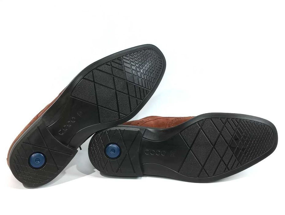 Кожаные мужские туфли броги Ecco Melbourne Оригинал