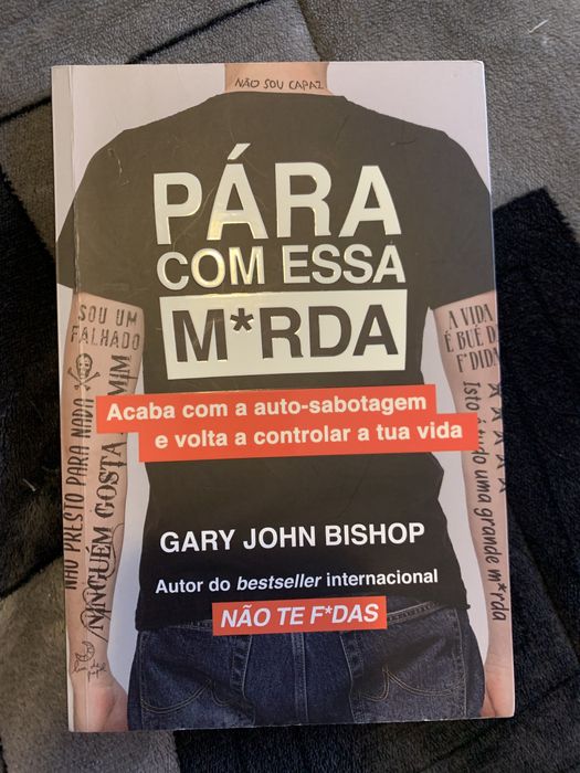 livro “pára com essa m*rda”