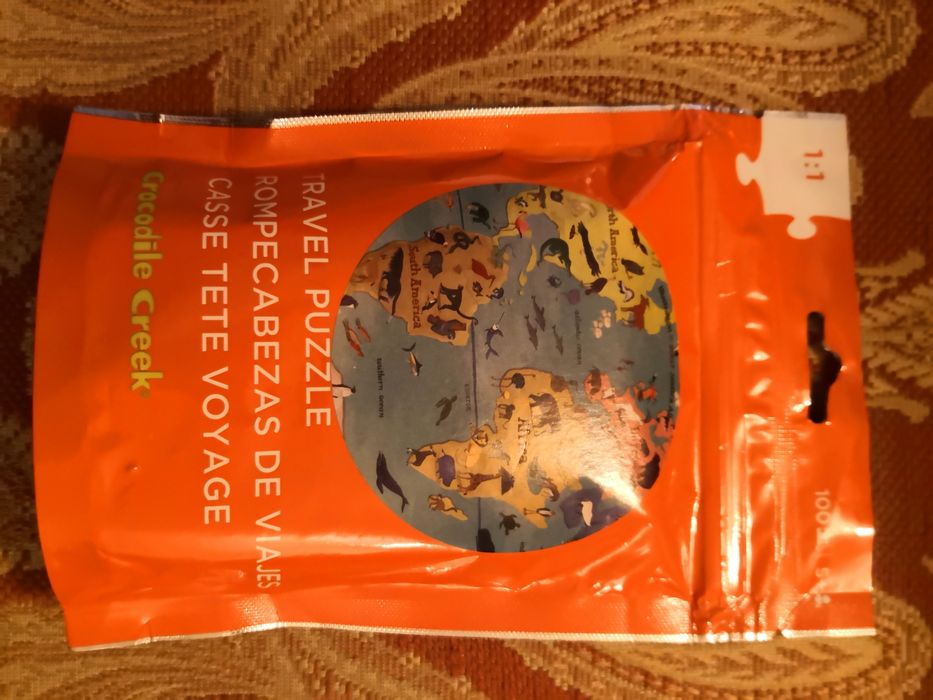 Travel puzzle mapa mundo. Crocodile creek.