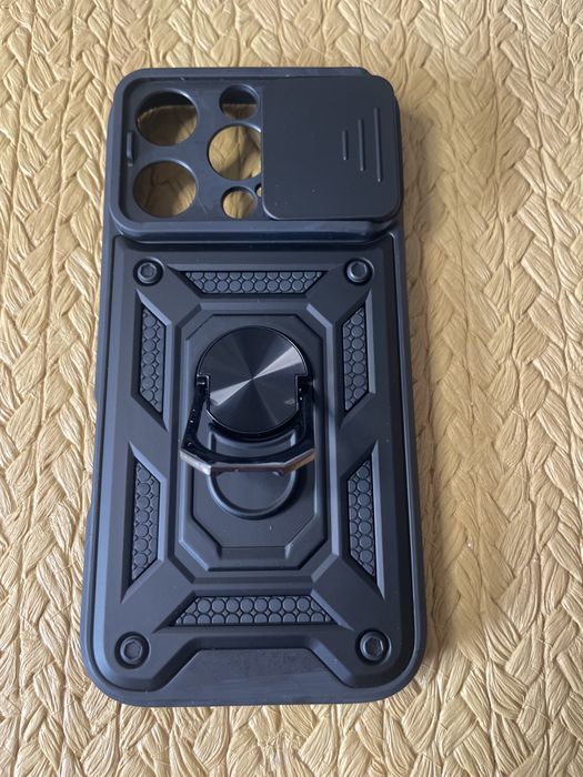Etui na telefon iPhone 16 Pro/ ochrona kamery/ pierścień