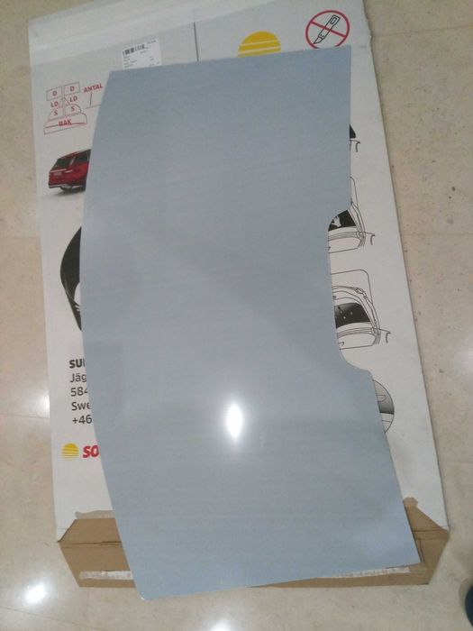pelicula escura para vidro traseiro bmw serie5 e60, de encaixe
