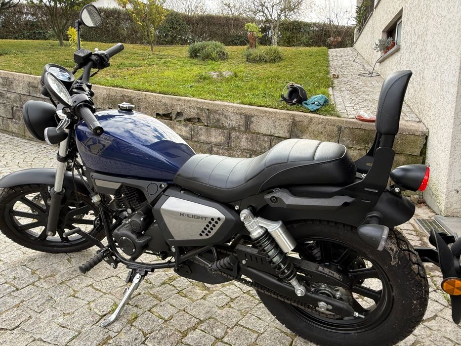 Mota 125cc chopper 246km como nova