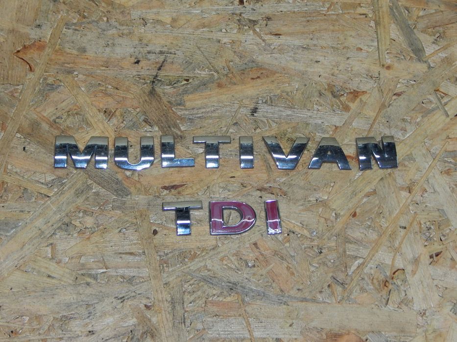 vw t5 multivan emblemat logo znaczek napis klapy multivan tdi komplet