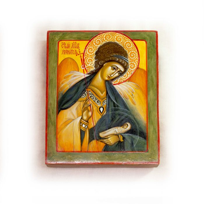 Икона Рукописная Ангел хранитель