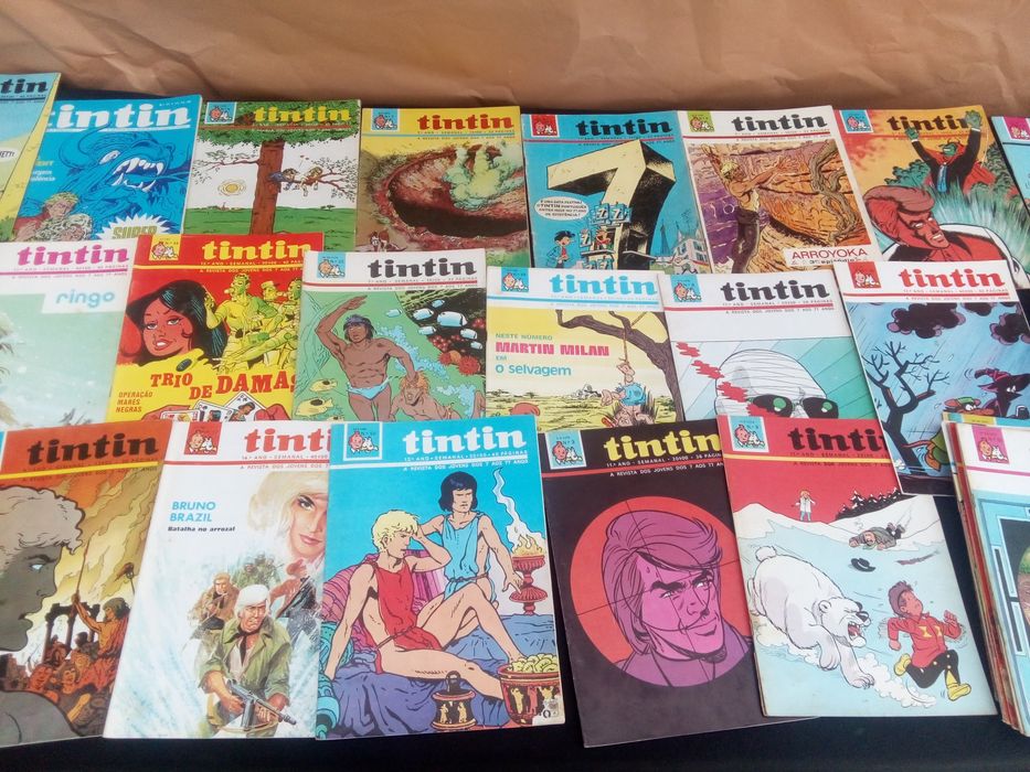 Revistas Tintin vários anos