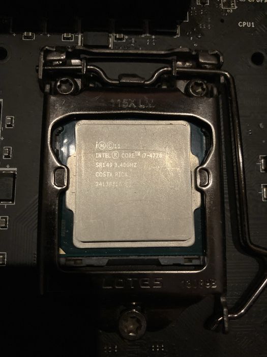 Коплект MSI Z87 MPOWER, i7 4770, Kingston 16Gb 1866 mHz