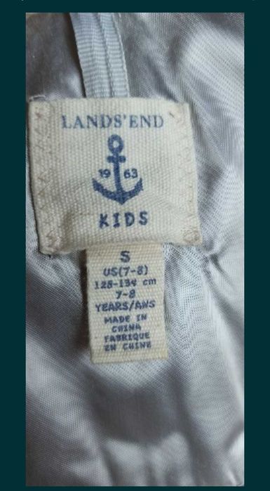 Дитяче тепле пальто Lands'Еnd.