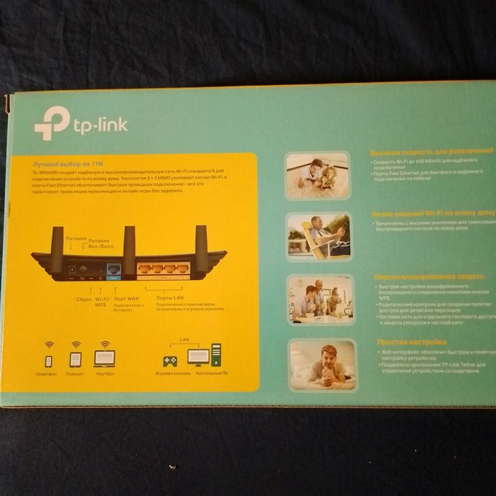 Продам бу Wife роутер TL-WR 940N