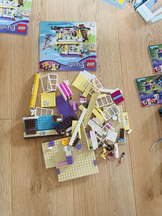 Duży zestaw Lego Frends ludzi zwierzęta !
