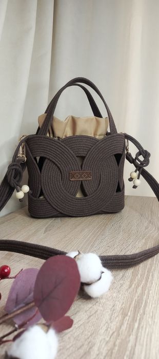 Сумка ручної роботи з шнура