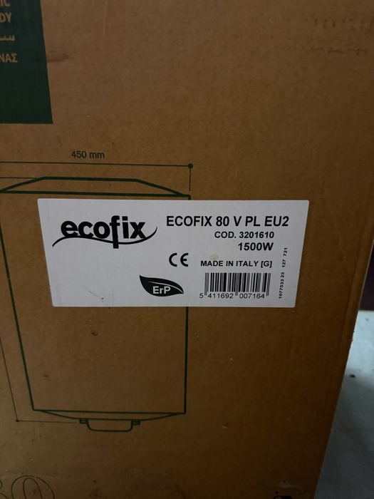 Podgrzewacz Wody  ECOFIX 80 V PL EU2 COD. 3201610 1500W