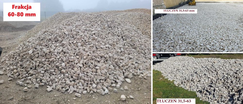 Kruszywo z Dostawą 28 TON, Mieszanki, Kliniec, Tłuczeń, Grysy-OKAZJA!