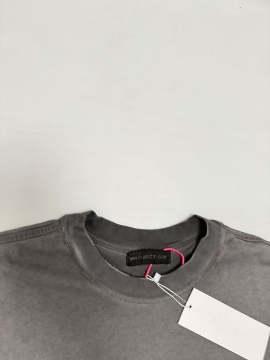 футболка Project gr Ghotic tee grey S M L vetements balenciaga protocol index