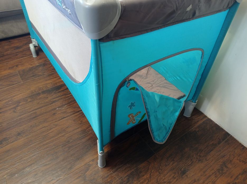 Łóżeczko turystyczne baby design 120x60 z materazem