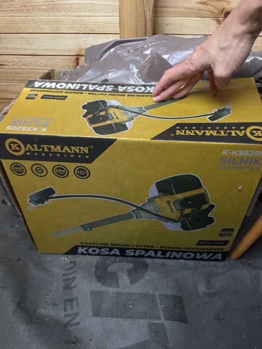 Kosa spalinowa raz uzyta
