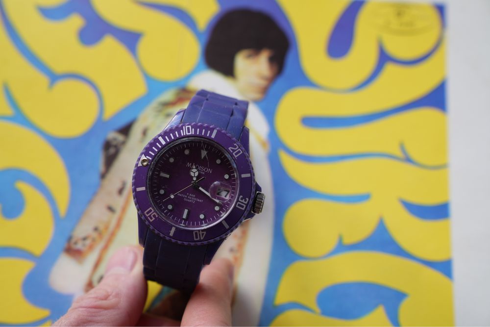 Zegarek Madison Ice New York Fioletowy Sportowy naręczny