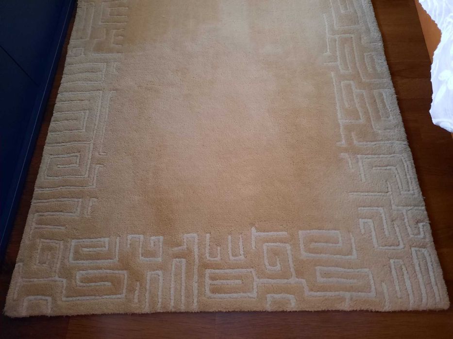 Tapetes de quarto em lã de pelo curto