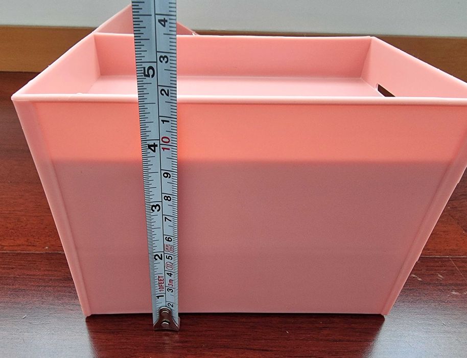 Arrumador de cosmética/ maquilhagem rosa - nunca usado