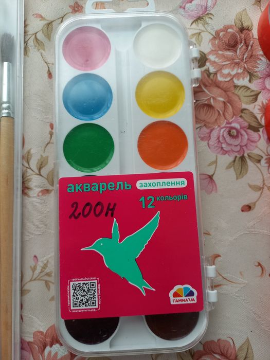Фарби акварель нові бу