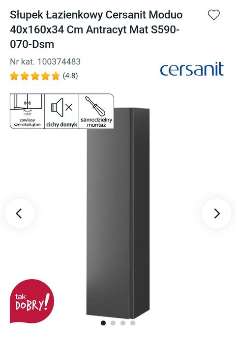 Sprzedam okazyjnie nowe szafki łazienkowe