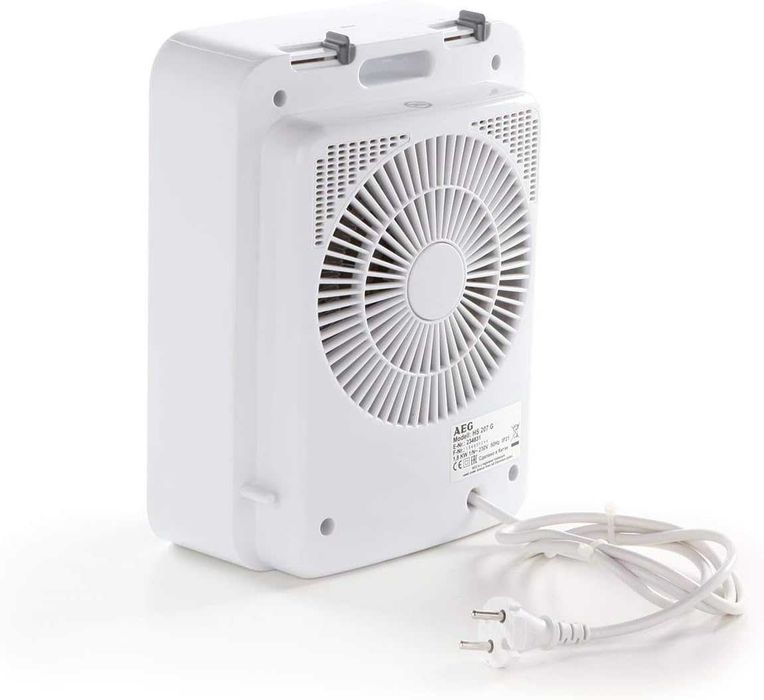 Ogrzewacz wentylatorowy AEG HS 207, 1.8 kW grzejnik piecyk mały ładny