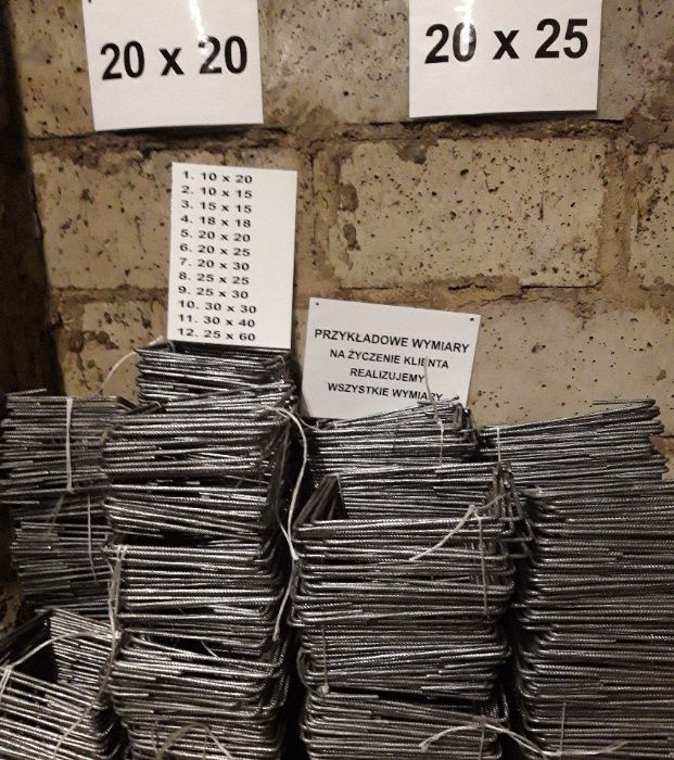 Gotowe zbrojenie Strzemiona Budowlane jarzemka stal gotowe belki