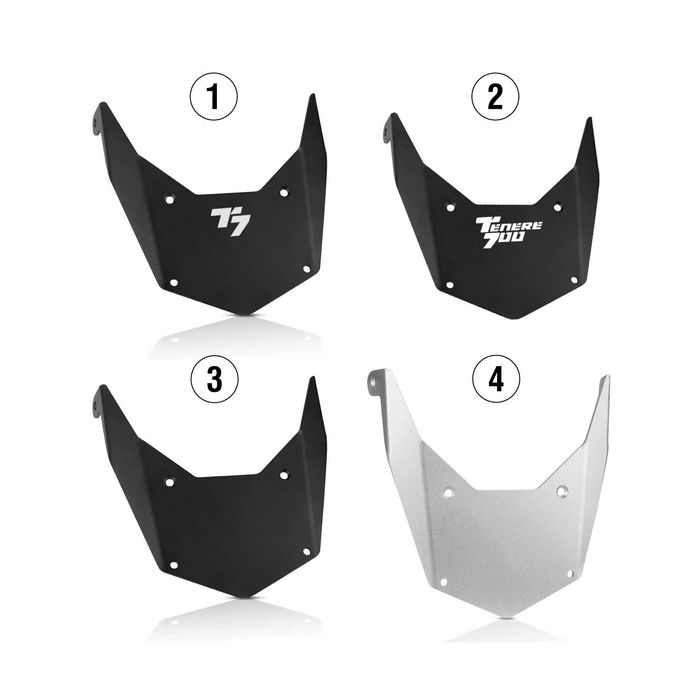Suporte de Bagagem CNC Alumínio para Yamaha Ténéré 700 / T7 / Rally