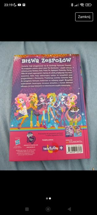 książka my little pony bitwa zespolow