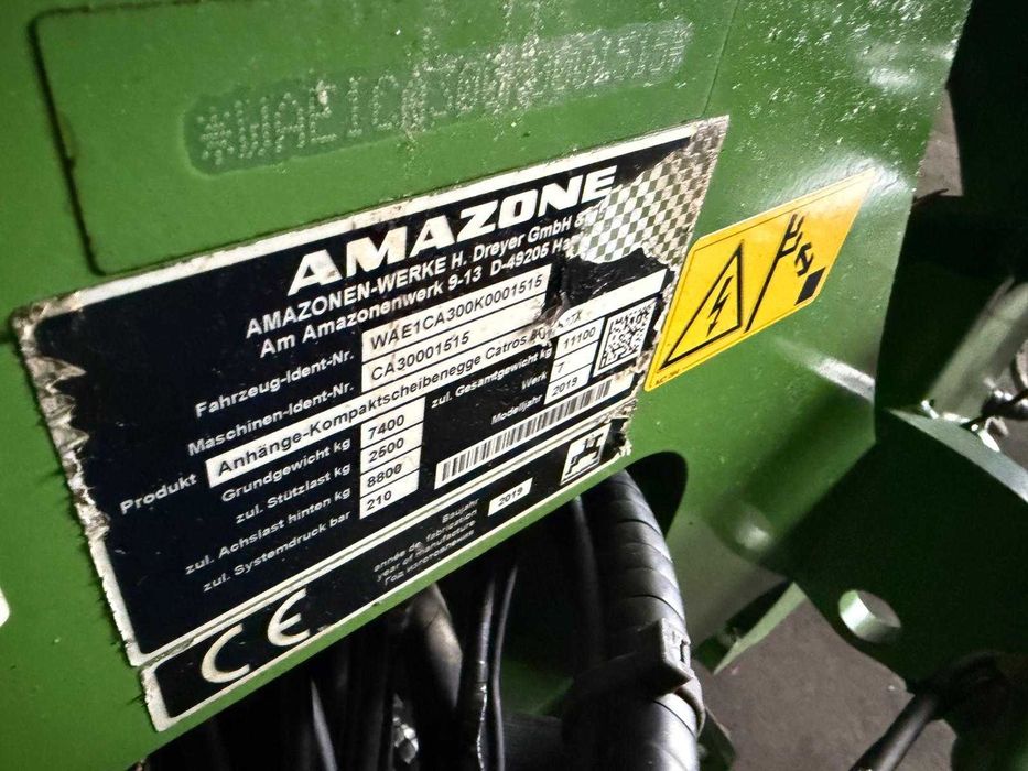 brona talerzowa amazone catros 800