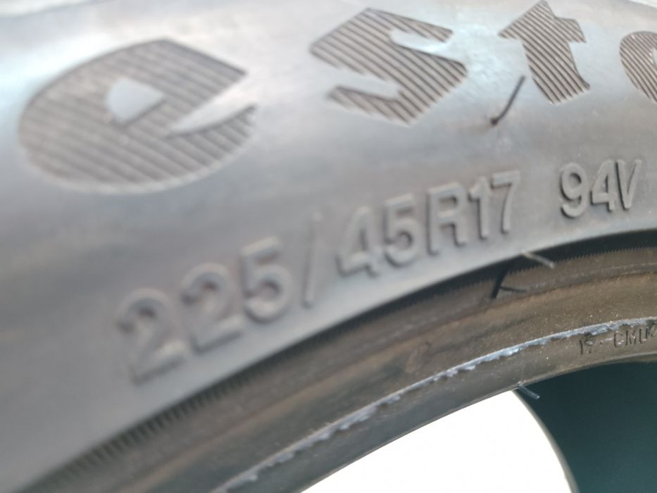 Пара всесезонних шин Firestone Firehawk AS 225/45 R17 8 мм (арт.132)
